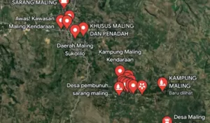 Wilayah Sukolilo di Kabupaten Pati Berubah Nama Jadi 'Kampung Maling' Pada Google Maps