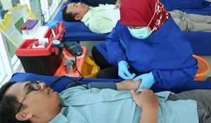 Sambut HJB ke 542 dengan Kepedulian Sosial, RSUD Leuwiliang Gelar Donor Darah Bareng PMI