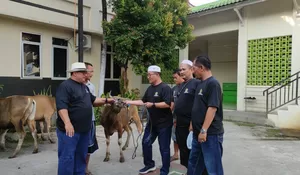 Hari Raya Idul Adha 2024, Kemenag Karawang Sembelih Belasan Hewan Kurban