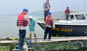 Cegah Masalah di Wilayah Perairan, Satpolairud Polres Purwakarta Intensifkan Patroli di Waduk Jatiluhur