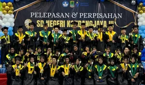 Kemeriahan Acara Pelepasan Siswa SDN Kondangjaya 3 Karawang Timur