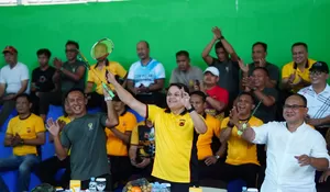 Meriahkan HUT Bhayangkara ke 78, Polres Purwakarta Gelar Liga Nepak Tiga Pilar