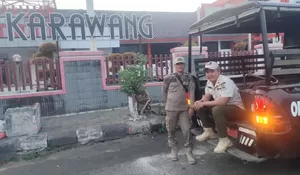 Jaga Trantibum, Satpol PP Karawang Rutin Gelar Patroli
