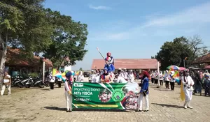 Marching Band MTs YISCA Cilamaya Wetan Meriahkan Acara Perpisahan SDN Lagensari 1 Karawang