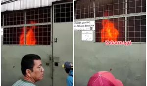 Diduga Akibat Rokok Sebuah Gudang Cat di Kelapa Gading Kebakaran, Satu Orang Dilarikan ke Rumah Sakit