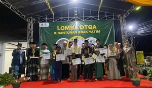 Bareng Irema, Pemerintah Desa Wancimekar Karawang Gelar Santunan Anak Yatim