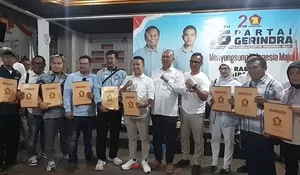 Muluskan Pencalonan, Sendi Fardiansyah Daftar jadi Kader Partai Gerindra