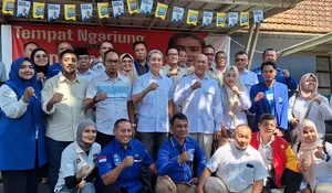 Gerindra Kunjungi Posko Dedie A Rachim, Mantapkan Koalisi di Pilkada 2024 Kota Bogor