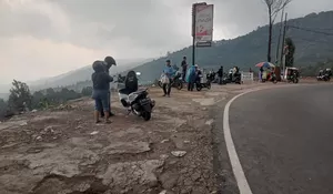 Lapak Bekas Bongkaran PKL Puncak Ditanam Pohon