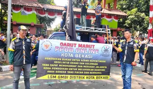 LSM GMBI Geruduk Kantor Pemerintah Kota Bekasi, Buntut Carut Marut Pelaksanaan PPDB