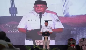 Hasil Survei, Elektabitas Rudy Susmanto Melesat usai Dapat Surat Tugas dari Gerindra, Berpotensi Salip Jaro Ade