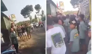 Viral! Emak-emak Nekat Siram Arak-arak Sound Horeg di Pati Pakai Air