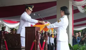 Pimpin Upacara HUT ke-79 RI, Pj Bupati Bogor Sampaikan Terima Kasih