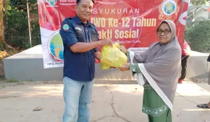 HUT ke- 12, IWO dan SMK Taruna Sakti Purwakarta Canangkan Program Sekolah Gratis