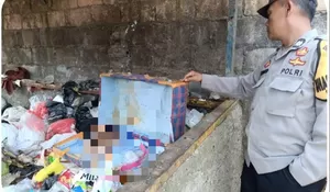 Biadab! Mayat Bayi dalam Koper Dibuang di Tempat Sampah di Cigombong Bogor