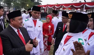 Apresiasi Tim Paskibra Hari Kemerdekaan, Ketua DPRD Kota Bogor Atang Trisnanto : Gambaran Generasi Muda yang Disiplin dan Penuh Semangat