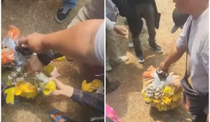 Momen Pedagang Asongan Berikan Dagangannya Gratis Kepada Massa saat Demo Tolak RUU Pilkada di Gedung DPR, Netizen: Respect