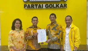 Rekomendasi Turun, Partai Golkar Resmi Usung Pasangan Sendi Fardiansyah dan Melli Darsa Maju Pilkada Kota Bogor 2024