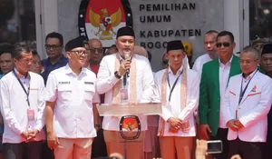 Besok KPU Tetapkan Rudy Susmanto - Jaro Ade Sebagai Bupati dan Wakil Bupati Bogor Terpilih