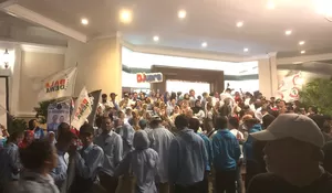 5 Pendukung Paslon Wali Kota dan Wakil Wali Kota Bogor Terlibat Perang Yel-Yel di Lokasi Pengundian Nomor Urut