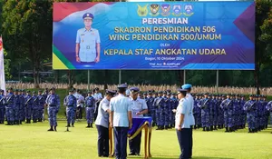 Skadron Pendidikan 506 Resmi Beroperasi di Bogor, Jadi Tempat Pendidikan Siber TNI AU
