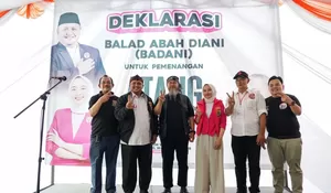 Relawan Balad Abah Diani Deklarasi Dukung Pasangan Atang-Annida di Pilkada 2024 Kota Bogor