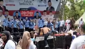 Ricuh! Seorang Pria Ngamuk saat Acara Jalan Santai Bareng Paslon Iyos Somantri - Zainul di Kabupaten Sukabumi, Begini Kata Panitia