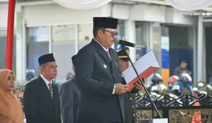 Pimpin Upacara Peringatan Hari Sumpah Pemuda ke 96, Pj Wali Kota Sukabumi Tekankan 3 Karakter Utama buat Diteladani Pemuda