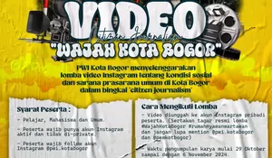 PWI Kota Bogor Adakan Lomba Video Instagram, Angkat Suara Warga Lewat 'Wajah Kota Bogor' ala Citizen Journalism