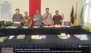6.011 Batang Rokok Ilegal di Sukabumi Ditemukan Lewat Pemasaran Online 
