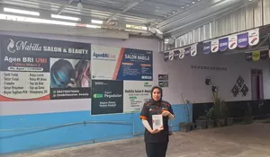 Dapatkan Pemberdayaan BRI dan Gabung jadi AgenBRILink, Usaha Salon di Kediri ini Makin Cuan