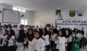 Ratusan PTPS Palabuhanratu Resmi Bertugas, Kawal Pilkada Kabupaten Sukabumi 2024