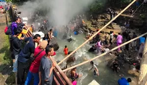 Jadi Favorit Warga, Wisata Air Panas Geyser Cisolok Sukabumi Belum Ramah Lansia dan Disabilitas