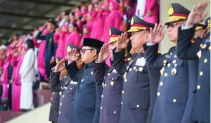 Hadiri Pelantikan Perwira Polri, Pj Wali Kota Sukabumi Beri Pesan Ini