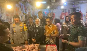 Sidak ke Pasar Kebon Kembang, Forkopimda Kota Bogor Temukan Harga Bawang Merah Diatas HET