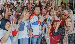 Kaum Perempuan Diajak Pilih Aep-Maslani di Pilkada Karawang, Ini Alasannya