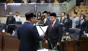 Resmi, Kursi Anggota DPRD Bogor Rudy Susmanto Kini Diduduki Agus Salim 