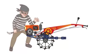 Nekat, Kawanan Pencuri Menggasak Tiga Unit Hand Traktor di Jampangkulon 