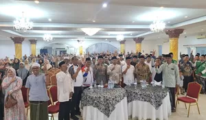 Santri hingga Tokoh Ponpes Al Hikamussalafiyah Cipulus Dukung Aep Maslani Menangkan Pilkada Karawang 2024