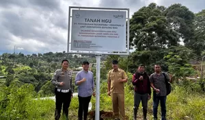 Amankan Aset Negara, Lahan di Citeko Puncak Bogor Dipasangi Plang PTPN