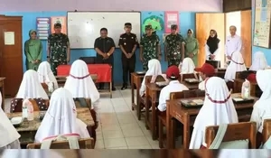 Dukung Visi Presiden, Sekda Kabupaten Sukabumi Bareng Danrem 061/Surya Kencana Bagikan Makan Bergizi di Kabandungan