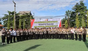 Gelar Pasukan, Polres Sukabumi Siap Amankan Pilkada 2024