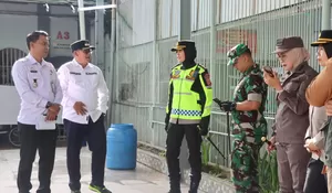 Forkopimda Kota Sukabumi Berkonvoi Menggunakan Motor Tinjau TPS-TPS Pilkada 2024 yang Digelar Serentak