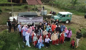 Resmikan Sekretariat Baru, Komunitas Landrover Sukabumi Ajak Disabillitas Ikuti Fun Offroad dan Bakti Sosial