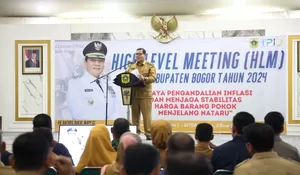 Gercep! Usai Ikuti Arahan Mendagri, Pj Bupati Bogor Langsung Pimpin High Level Meeting Pengendalian Inflasi