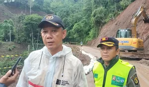 Hujan Deras Pasca Bencana, Jalur Simpenan - Kiara Dua Sukabumi Nyaris Lumpuh Lagi