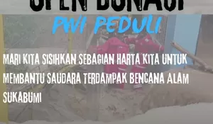 PWI Kota Sukabumi Luncurkan Aksi Peduli Korban Bencana Alam Lewat Penggalangan Dana