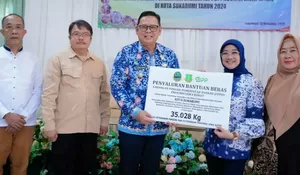 Pemkot Sukabumi Terima Bantuan Cadangan Pangan Pemerintah Daerah untuk Warga Terdampak Bencana Alam