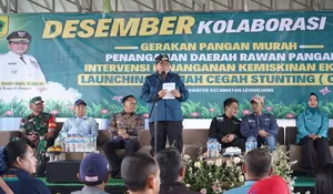 Berkunjung ke Leuwiliang, Pj Bupati Bogor Gelar Pangan Murah hingga Salurkan Bantuan dan Resmikan Rumah Ceting