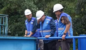 Tinjau Sumber Air Bersih di PDAM Ciburial, Pj Bupati Bogor Beri Apresiasi